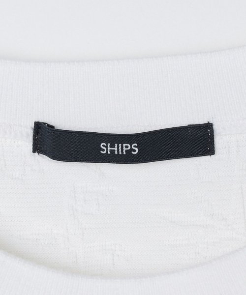 SHIPS MEN(シップス　メン)/SHIPS: リンクス ジャカード リーフ柄 Tシャツ/img27