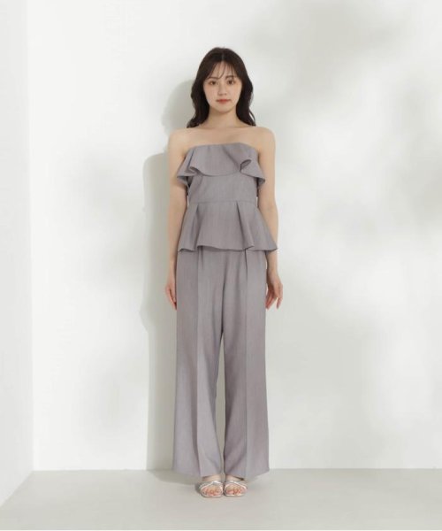 ベアペプラムパンツセットアップ 