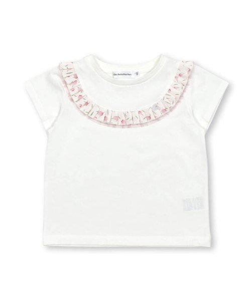 BeBe Petits Pois Vert(ベベ プチ ポワ ヴェール)/【お揃い】チューリップフリル天竺Tシャツ(95~150cm)/img09