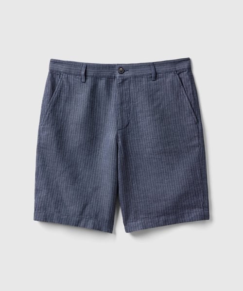 BENETTON (mens)(ベネトン（メンズ）)/リネン先染めストライプバミューダショートパンツ/img03