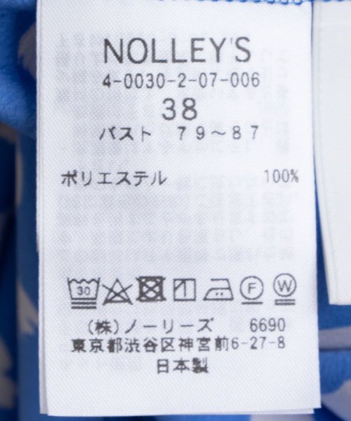 NOLLEY’S sophi(ノーリーズソフィー)/ウォッシャブルくずしドットプリントワンピース/img31