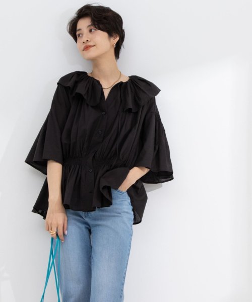 NOLLEY’S sophi(ノーリーズソフィー)/【crinkle crinkle crinkle/クリンクル クリンクル クリンクル】frill volume blouse/img13