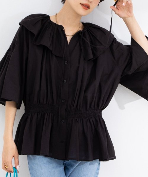 NOLLEY’S sophi(ノーリーズソフィー)/【crinkle crinkle crinkle/クリンクル クリンクル クリンクル】frill volume blouse/img15