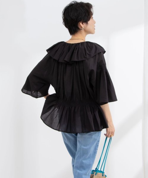 NOLLEY’S sophi(ノーリーズソフィー)/【crinkle crinkle crinkle/クリンクル クリンクル クリンクル】frill volume blouse/img16