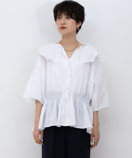 NOLLEY’S sophi(ノーリーズソフィー)/【crinkle crinkle crinkle/クリンクル クリンクル クリンクル】frill volume blouse/img17