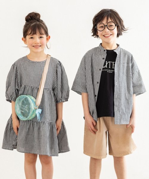 SHOO・LA・RUE(Kids) (シューラルーキッズ)/【110－140cm】フレンチリネンブレンド 半袖シャツ/img11