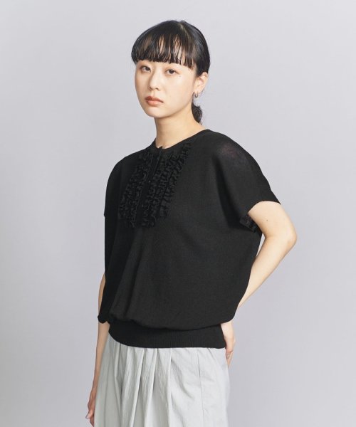 BEAUTY&YOUTH UNITED ARROWS(ビューティーアンドユース　ユナイテッドアローズ)/【WEB限定】フリル フレンチスリーブプルオーバー －ウォッシャブル－/img06