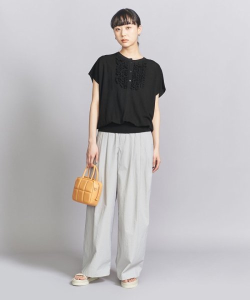 BEAUTY&YOUTH UNITED ARROWS(ビューティーアンドユース　ユナイテッドアローズ)/【WEB限定】フリル フレンチスリーブプルオーバー －ウォッシャブル－/img07