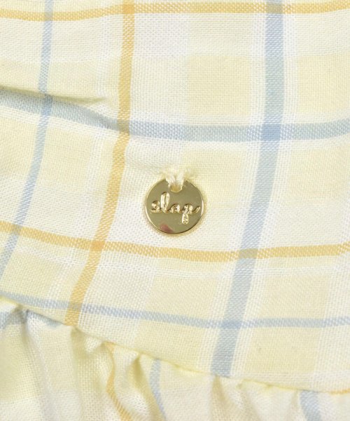 SLAP SLIP(スラップスリップ)/【お揃い】フロントリボンチェックストライプ柄切り替え半袖Tシャツ(80~130c/img08