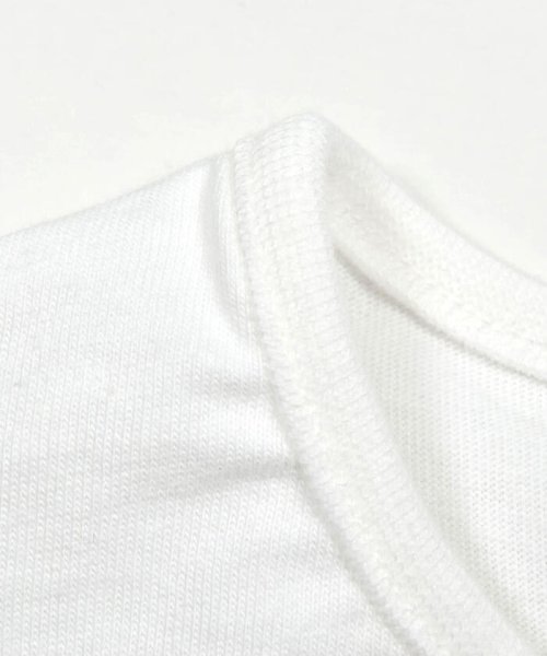 SLAP SLIP(スラップスリップ)/アイスウサギシルエットリボン付き無地ボーダー柄スカラップ裾半袖Tシャツ(80~1/img06