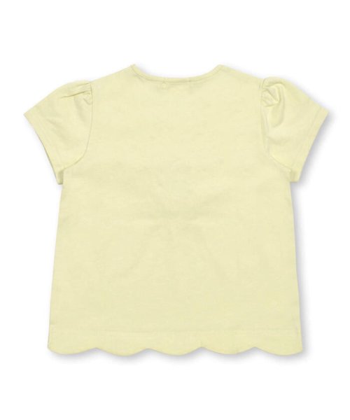 SLAP SLIP(スラップスリップ)/アイスウサギシルエットリボン付き無地ボーダー柄スカラップ裾半袖Tシャツ(80~1/img12