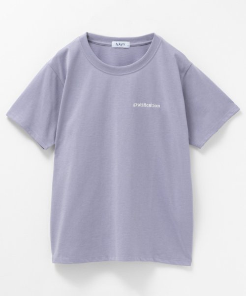 MAC HOUSE(women)(マックハウス（レディース）)/NAVY ネイビー 刺繍Tシャツ 115426743/img07