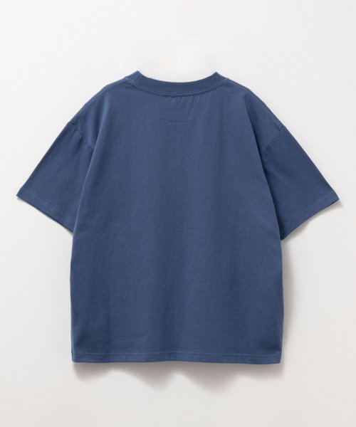 MAC HOUSE(kid's)(マックハウス（キッズ）)/NAVY ネイビー USコットン 刺繍Tシャツ KMH241002/img06