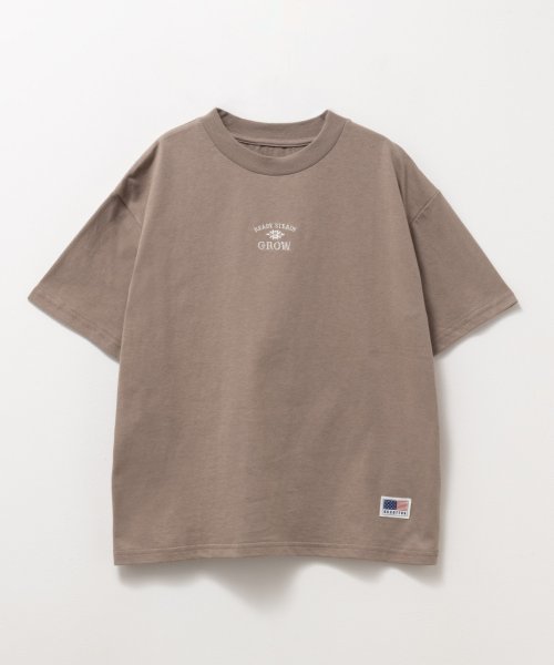 MAC HOUSE(kid's)(マックハウス（キッズ）)/NAVY ネイビー USコットン 刺繍Tシャツ KMH241002/img07