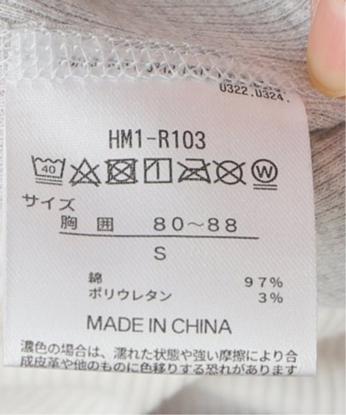 U by Spick&Span(ユーバイ　スピック＆スパン)/【Hanes / ヘインズ】 BEEFYリブクルーネックTシャツ HM1－R103/img26