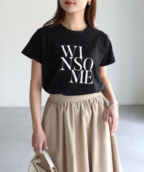 Riberry(リベリー)/WINSOMEプリントレタリングTシャツ/img15