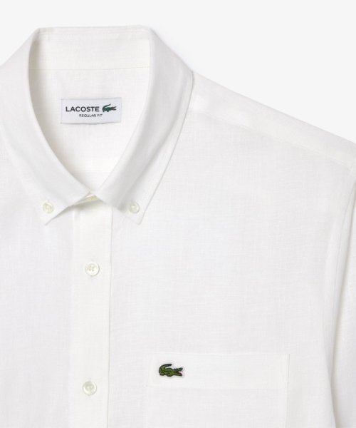 LACOSTE Mens(ラコステ　メンズ)/リネンボタンダウン長袖シャツ/img03