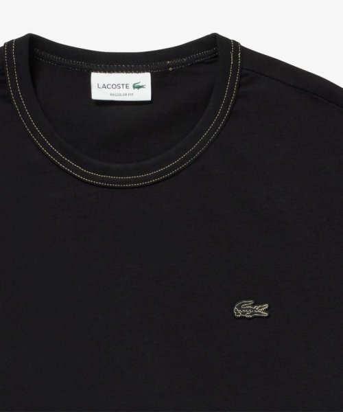 LACOSTE Mens(ラコステ　メンズ)/ヘビーウェイトコットン ワンポイントロゴ シングルジャージ半袖Tシャツ/img03