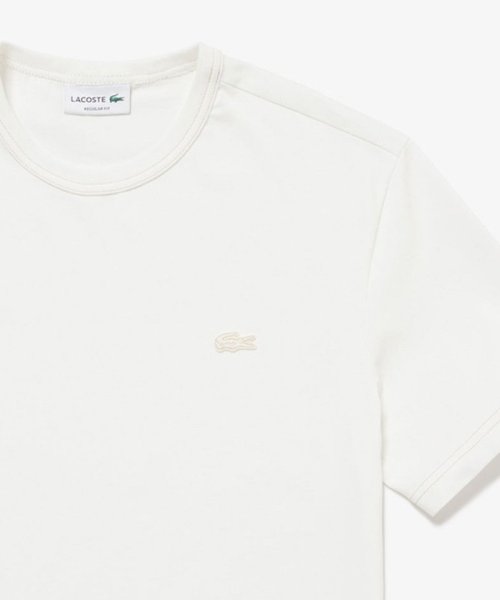 LACOSTE Mens(ラコステ　メンズ)/ヘビーウェイトコットン ワンポイントロゴ シングルジャージ半袖Tシャツ/img06