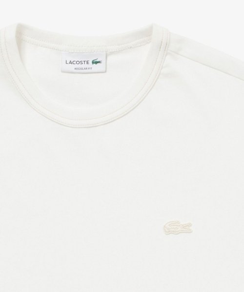 LACOSTE Mens(ラコステ　メンズ)/ヘビーウェイトコットン ワンポイントロゴ シングルジャージ半袖Tシャツ/img08
