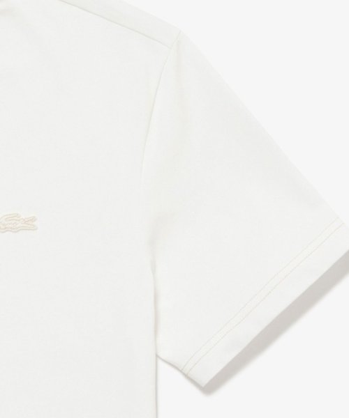 LACOSTE Mens(ラコステ　メンズ)/ヘビーウェイトコットン ワンポイントロゴ シングルジャージ半袖Tシャツ/img10