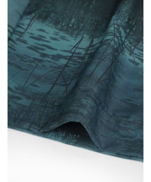 シアーグラフィックプリントワイドパンツ 