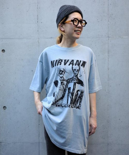 BEAVER(ビーバー)/NIRVANA/ニルヴァーナ 　INCESTICIDE STACKED LOGO S/S TEE/img04