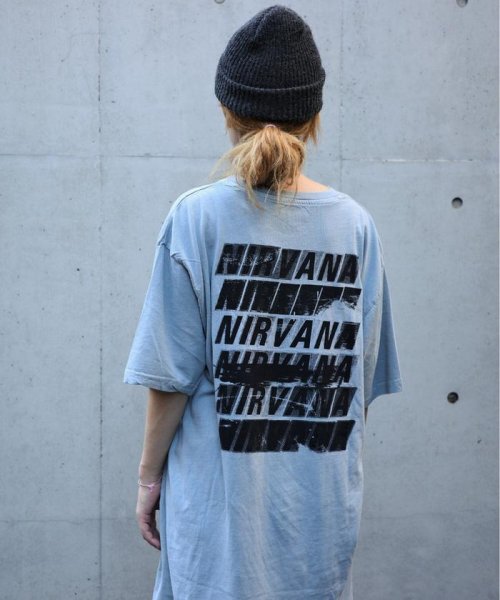 BEAVER(ビーバー)/NIRVANA/ニルヴァーナ 　INCESTICIDE STACKED LOGO S/S TEE/img05
