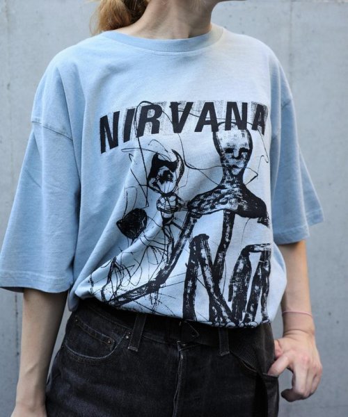 BEAVER(ビーバー)/NIRVANA/ニルヴァーナ 　INCESTICIDE STACKED LOGO S/S TEE/img06