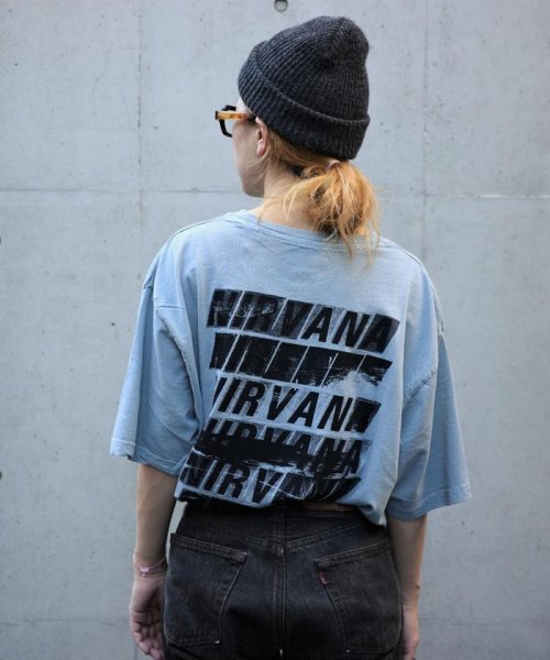 BEAVER(ビーバー)/NIRVANA/ニルヴァーナ 　INCESTICIDE STACKED LOGO S/S TEE/img08