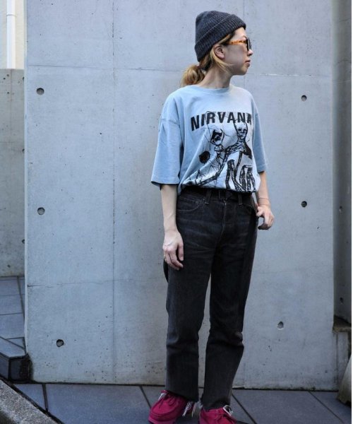 BEAVER(ビーバー)/NIRVANA/ニルヴァーナ 　INCESTICIDE STACKED LOGO S/S TEE/img09