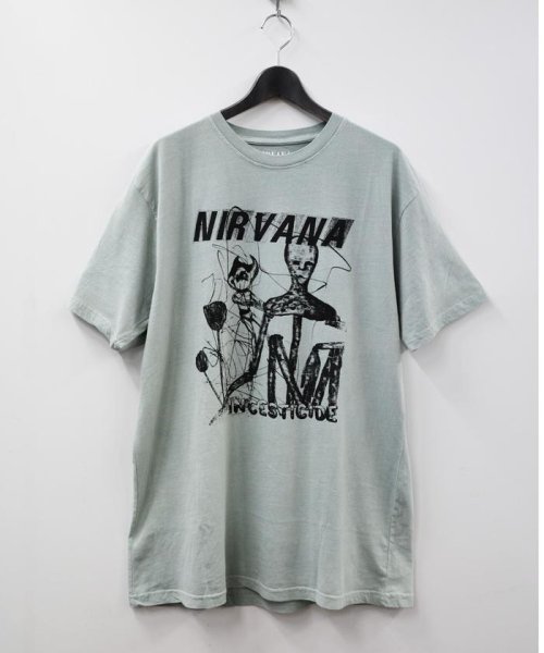 BEAVER(ビーバー)/NIRVANA/ニルヴァーナ 　INCESTICIDE STACKED LOGO S/S TEE/img10