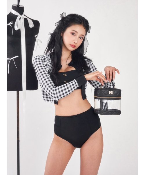 DDボタン3ピースビキニ 