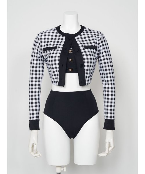 DDボタン3ピースビキニ 