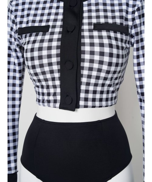 DDボタン3ピースビキニ 