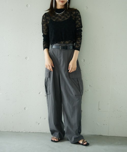 MAISON BREEZE MUSE(MAISON BREEZE MUSE)/【MAISON BREEZE reveur】レース ハイネック トップス 透け感 長袖/img05