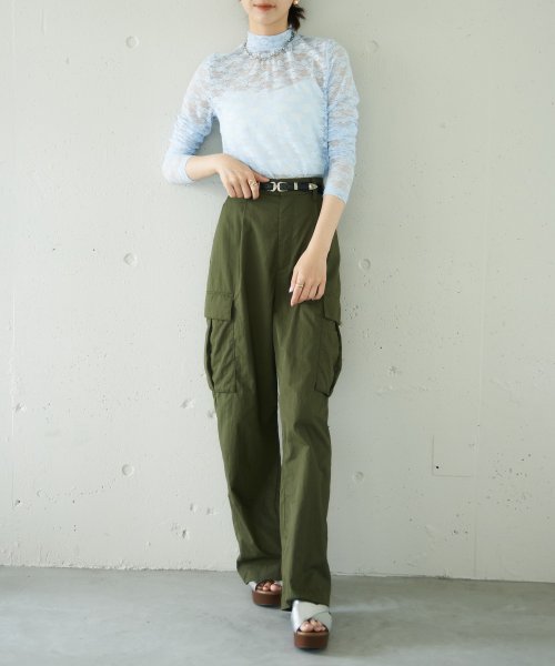 MAISON BREEZE MUSE(MAISON BREEZE MUSE)/【MAISON BREEZE reveur】レース ハイネック トップス 透け感 長袖/img19