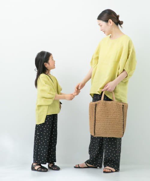 URBAN RESEARCH DOORS（Kids）(アーバンリサーチドアーズ（キッズ）)/『親子リンク』リネンバルーンスリーブブラウス(KIDS)/img02