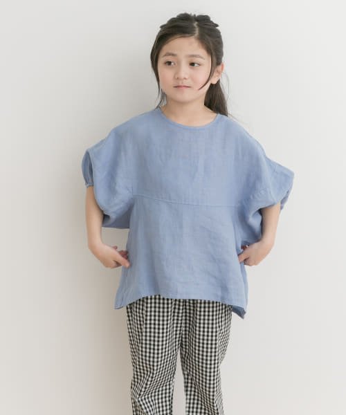 URBAN RESEARCH DOORS（Kids）(アーバンリサーチドアーズ（キッズ）)/【予約】『親子リンク』リネンバルーンスリーブブラウス(KIDS)/img13