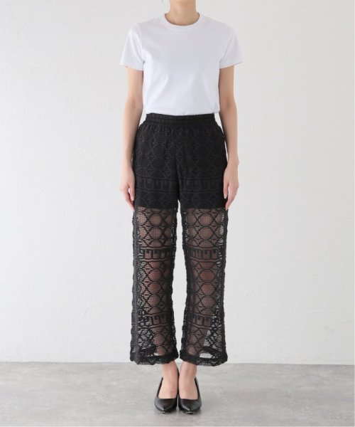 IENA(イエナ)/【SARA MALLIKA/サラマリカ】GEOMETRIC LACE RELAX PANT レースパンツ/img01