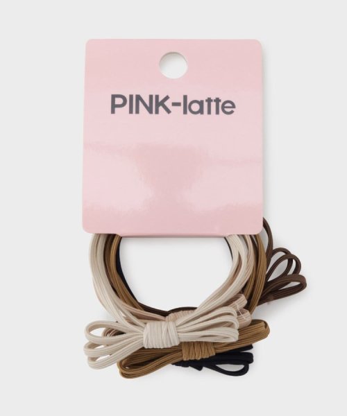 PINK-latte(ピンク　ラテ)/リボンヘアゴム5Pセット/img01