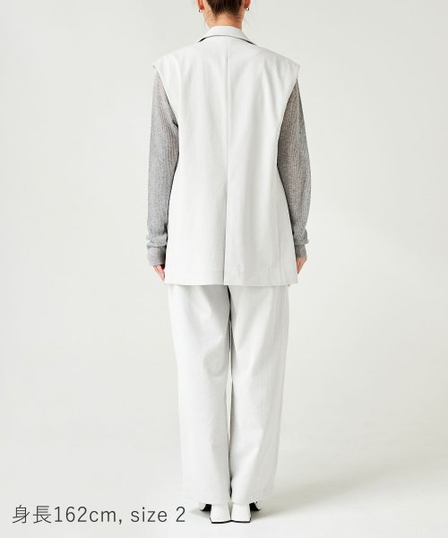 リネンオックステーラードジレ なし