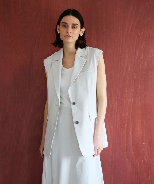 リネンオックステーラードジレ なし