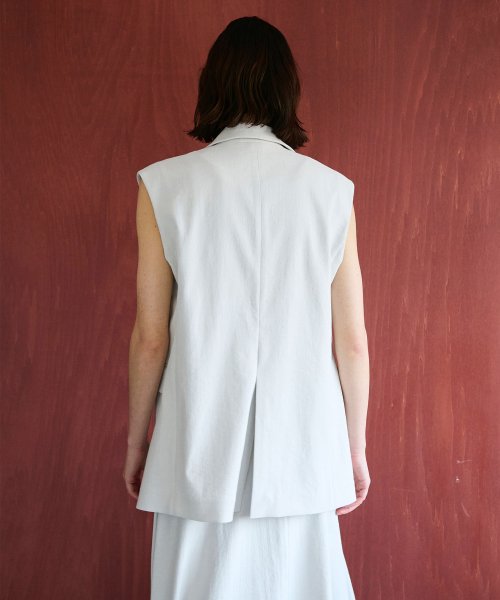 リネンオックステーラードジレ なし