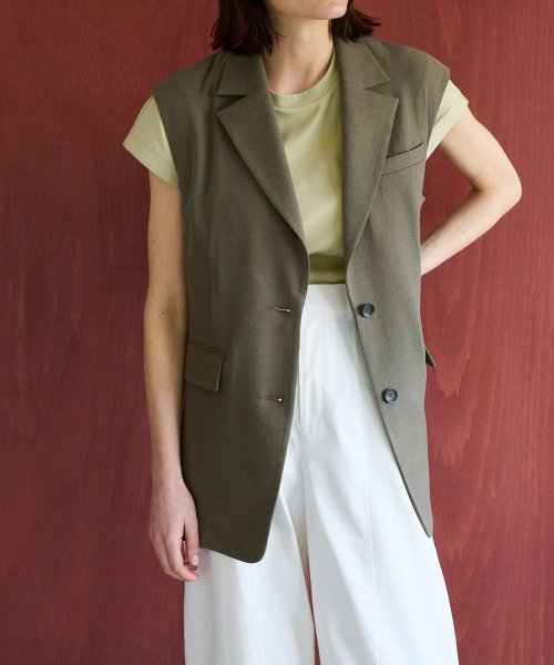 リネンオックステーラードジレ なし