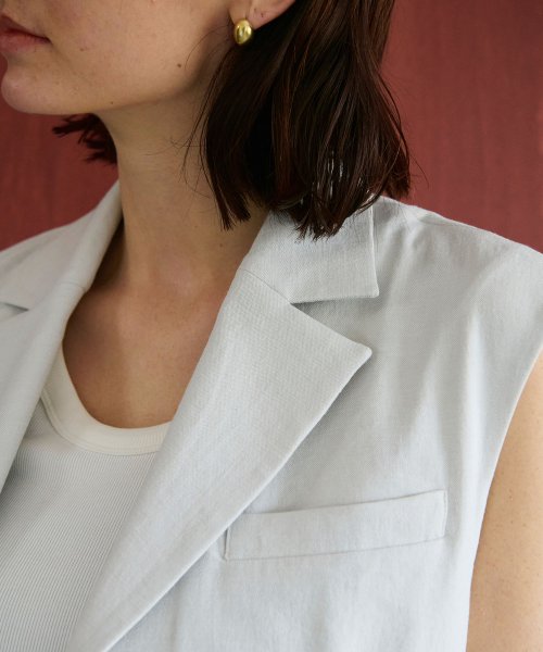 リネンオックステーラードジレ なし