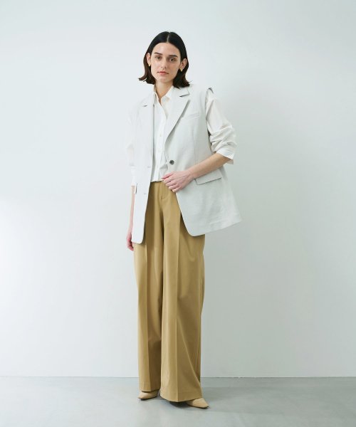 リネンオックステーラードジレ なし