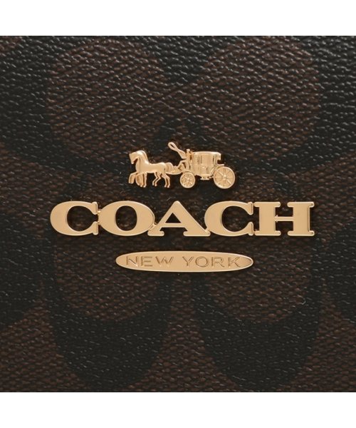COACH(コーチ)/コーチ アウトレット ショルダーバッグ シグネチャー ブラウン ブラック レディース COACH CR135 IMAA8/img08