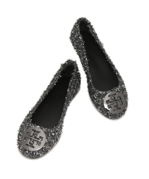 TORY BURCH(トリーバーチ)/トリーバーチ バレエシューズ フラットシューズ ミニー シルバー ブラック レディース TORY BURCH 155638 020/img05