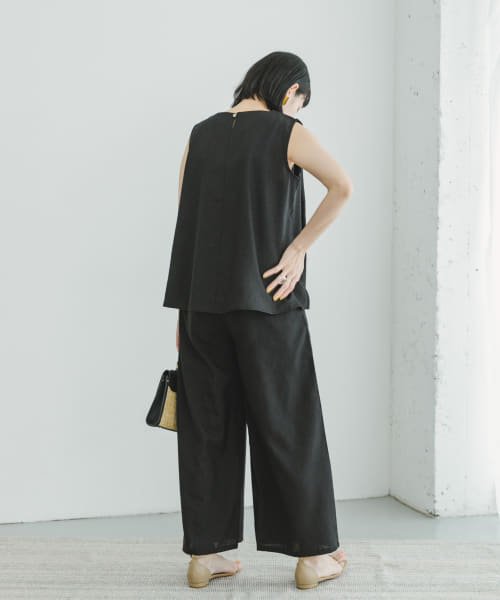 ITEMS URBANRESEARCH(アイテムズ アーバンリサーチ（レディース）)/リネンライクセットアップ/img20